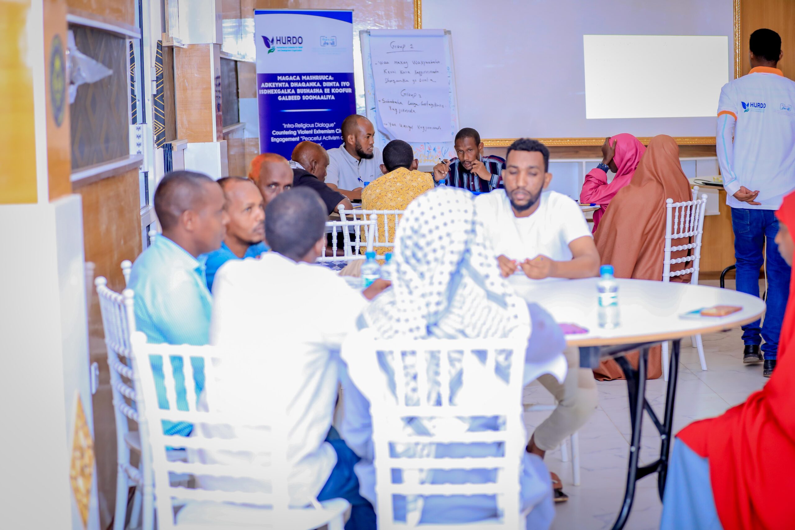 Participants in a HURDO intra-religious dialogue workshop